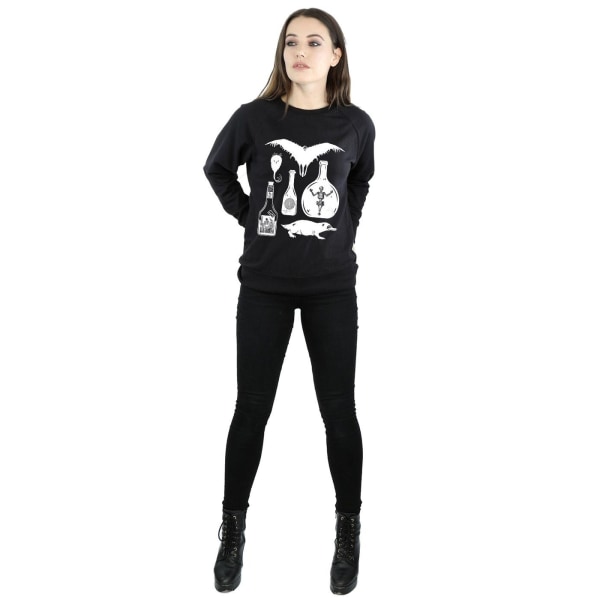 Fantastic Beasts Dam/Ladies Plain Icons Sweatshirt XL Svart Black XL
