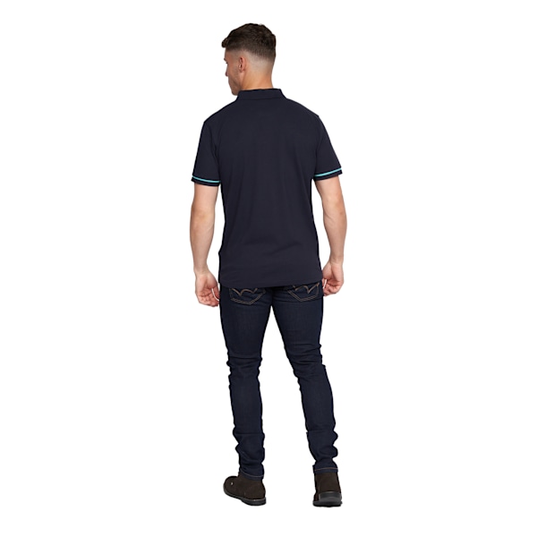 Duck and Cover Trippere Polo Shirt S Navy för män Navy S