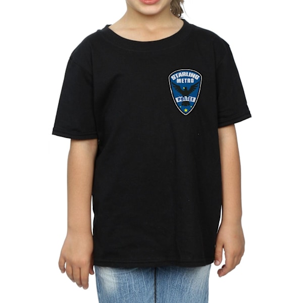 DC Comics Girls Arrow Starling Metro Badge Bomull T-shirt 7-8 år Black 7-8 Years