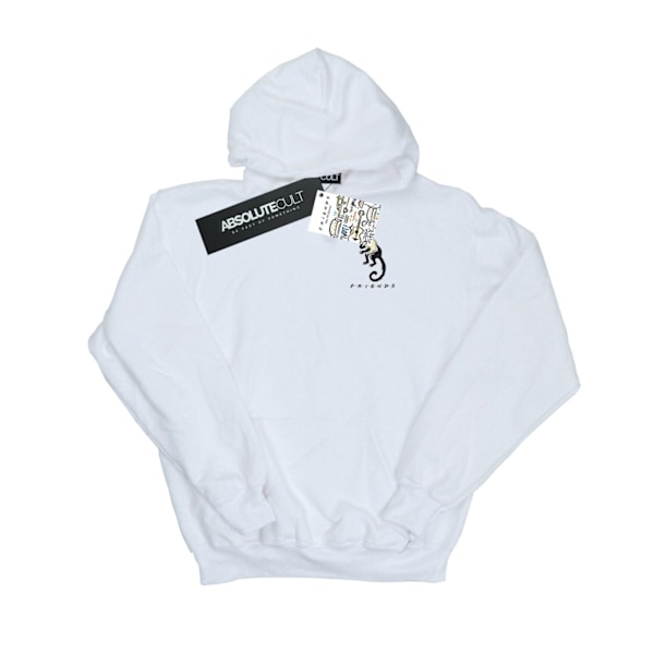 Friends Boys Marcel Brösttryck Hoodie 9-11 År Vit White 9-11 Years