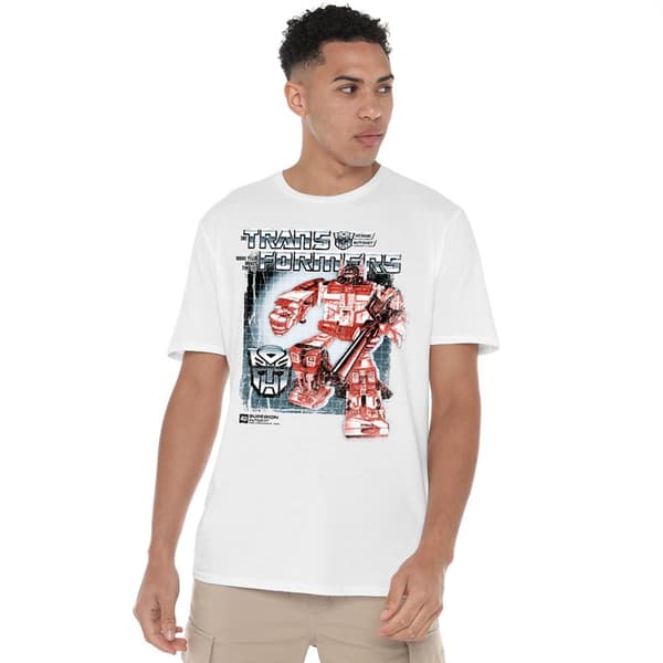 Transformers Herr Superion Box 40th T-shirt M Vit White M
