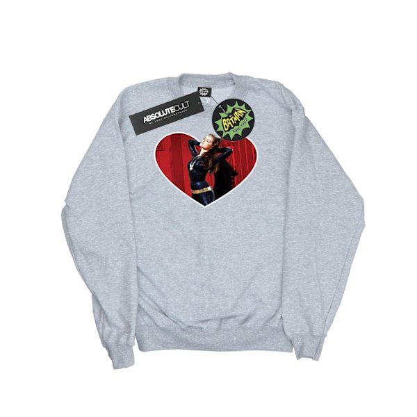 DC Comics Herr Batman TV-serie Catwoman Hjärta Sweatshirt XL Sp Sports Grey XL