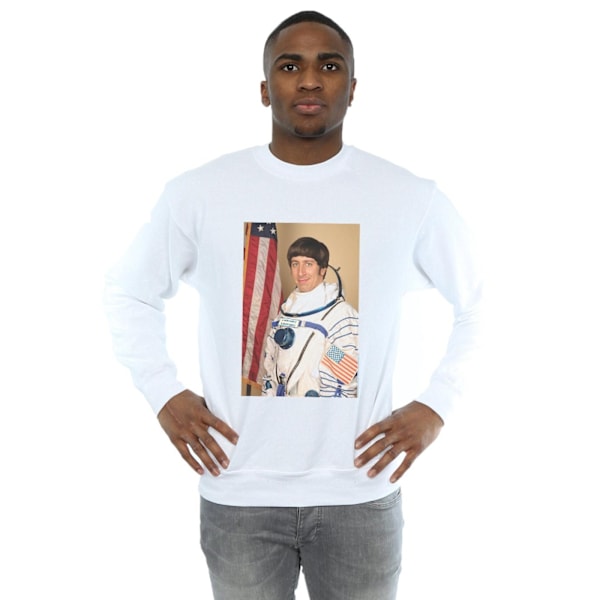 The Big Bang Theory Herr Howard Wolowitz Rocket Man Sweatshirt White M