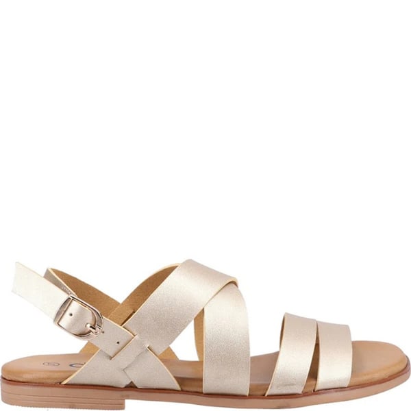 Divaz Dam/Dam Sienna Sandaler 6 UK Guld Gold 6 UK