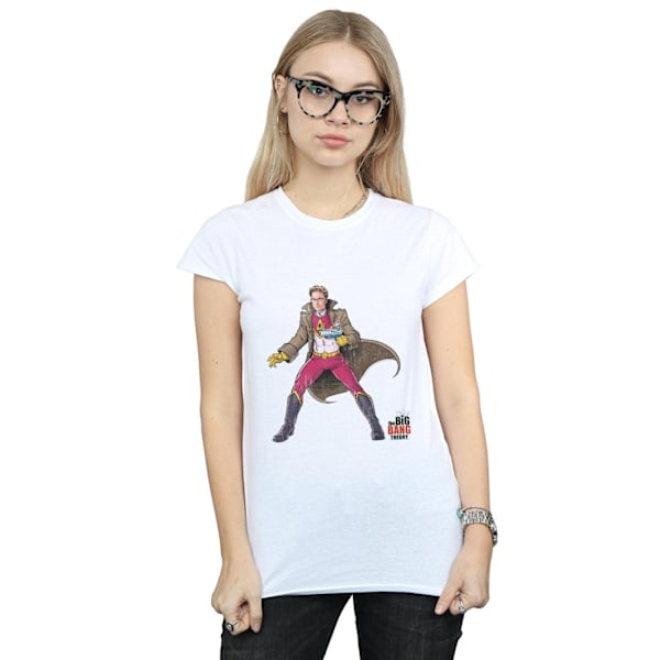 The Big Bang Theory Dam/Damer Leonard Superhjälte Bomull T-shirt White XL