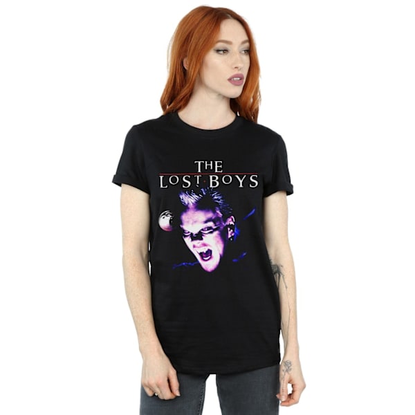 The Lost Boys Dam/Damer Tinted Snarl Bomull Boyfriend T-Shirt Black 4XL