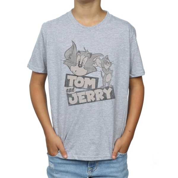 Tom och Jerry Boys Wink T-shirt 12-13 år Sports Grey Sports Grey 12-13 Years