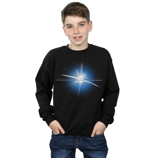 NASA Boys Kennedy Space Centre Planet Sweatshirt 3-4 år Svart Black 3-4 Years