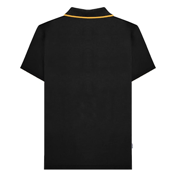 Lambretta Herr Paisley Fodrad Pikétröja 5XL Svart/Guld Black/Gold 5XL