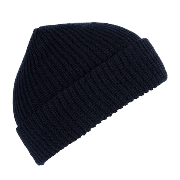Regatta Professional Unisex Fullständigt Ribbstickad Vintermössa / Hatt Navy One Size