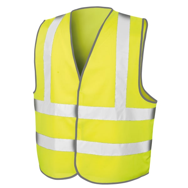 Resultat Herrkärna High-Visibility Safety Motorway Väst L/XL Fluo Fluorescent Yellow L/XL