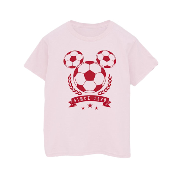 Disney Dam/Damer Mickey Football Head Bomull Boyfriend T-Sh Baby Pink L