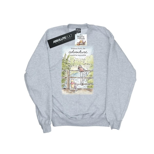 Disney Winnie The Pooh Adventure Sweatshirt XL Sports Grey för män Sports Grey XL