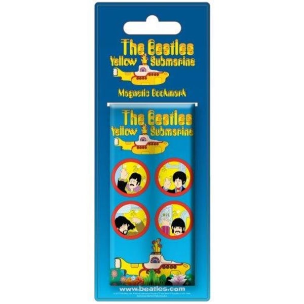 The Beatles gula ubåtsporthål magnetiskt bokmärke One Siz Blue/Yellow One Size