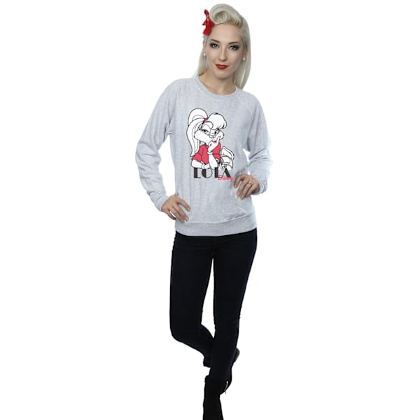 Looney Tunes Dam/Damer Klassisk Lola Bunny Heather Sweatshirt Heather Grey XXL