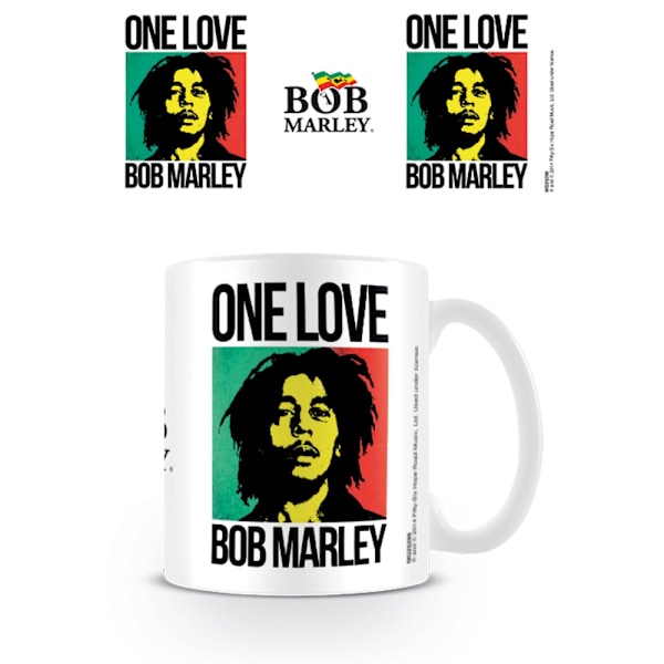 Bob Marley One Love Mug En Storlek Flerfärgad Multicoloured One Size