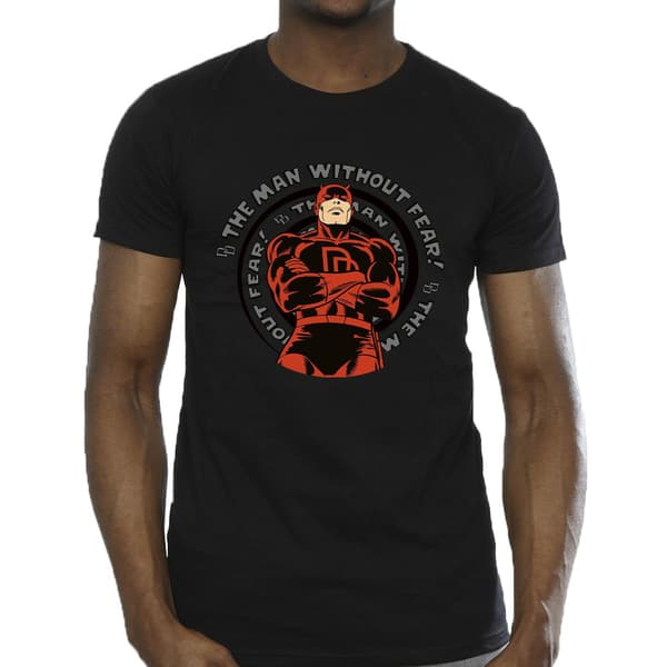 Marvel Herr Comics Daredevil Spiral T-Shirt M Svart Black M