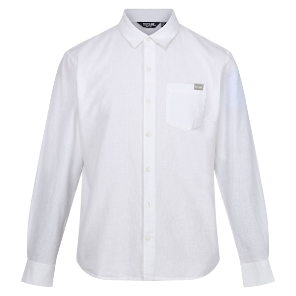 Regatta herr Babbinswood linneskjorta 3XL vit White 3XL