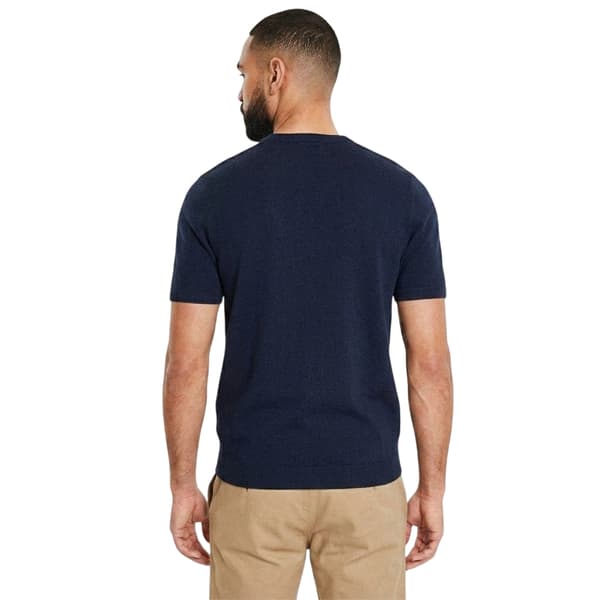 Threadbare Herr T-shirt med rund hals, normal passform S Marinblå Navy S
