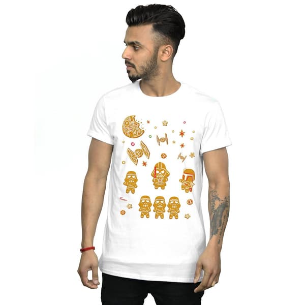 Star Wars Herr Pepparkaksimperium T-Shirt M Vit White M