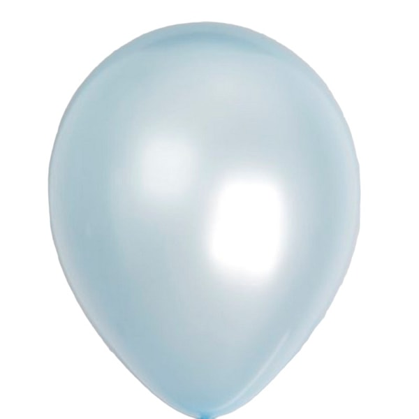Globos Latex Ballonger (Förpackning om 100) One Size Pearlised Blue Pearlised Blue One Size