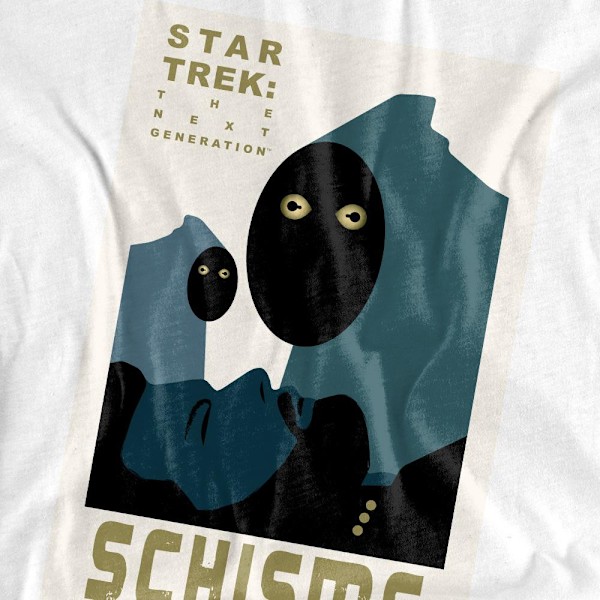 Star Trek Unisex Vuxen The Next Generation Säsong 6 Avsnitt 5 T-shirt White XL