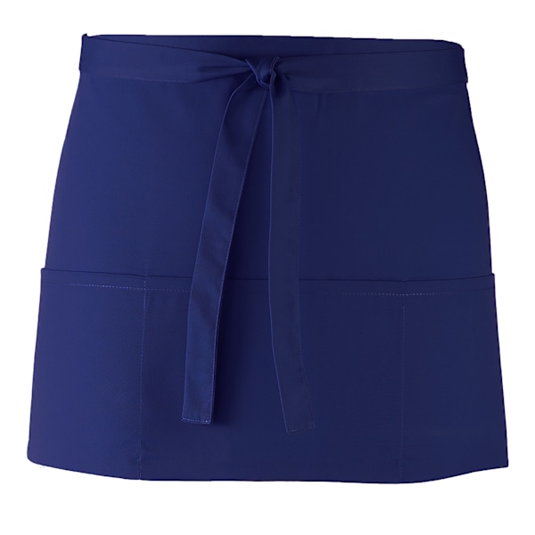 Premier Dam/Kvinnors Färger 3 Fickor Förkläde / Arbetskläder (Paket med 2) Navy One Size