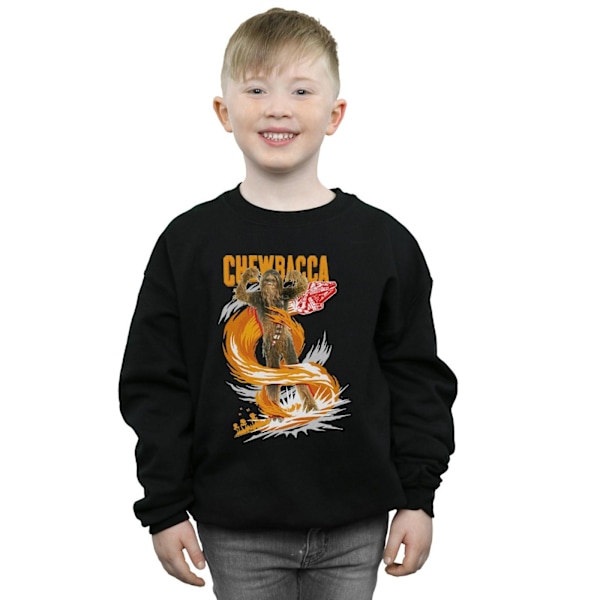 Star Wars Boys Chewbacca Gigantic Sweatshirt 12-13 år Svart Black 12-13 Years