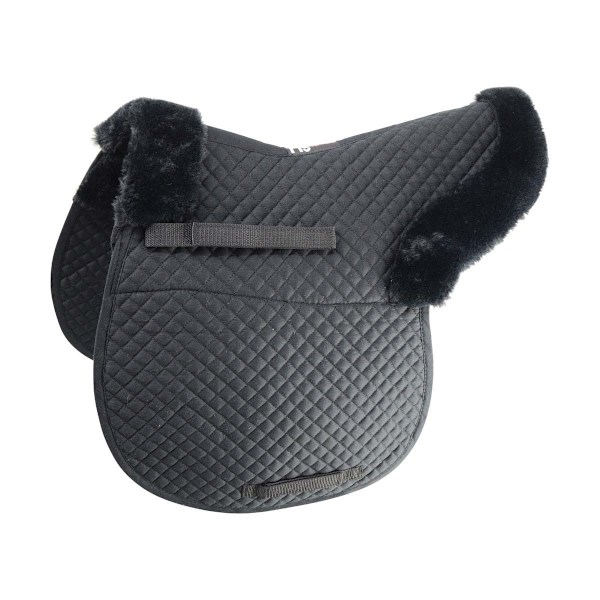 HySPEED Fab Fleece Fodrad Numnah One Size Svart Black One Size
