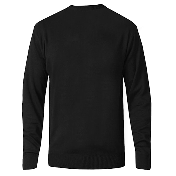 Duke Herr D555 Jovanni 1 Crew Neck Kingsize Tröja 3XL Svart Black 3XL