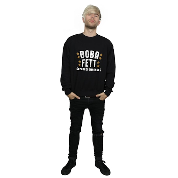 Star Wars Herr Boba Fett Legends Tribute Sweatshirt L Svart Black L