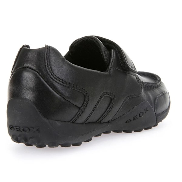Geox Pojkar Snake Loafer Lackläder Mockasin Skolskor 1 U Black 1 UK