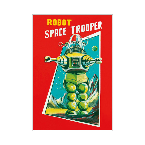 Pyramid International Robot Trooper Print 40cm x 30cm Röd/Grön Red/Green 40cm x 30cm