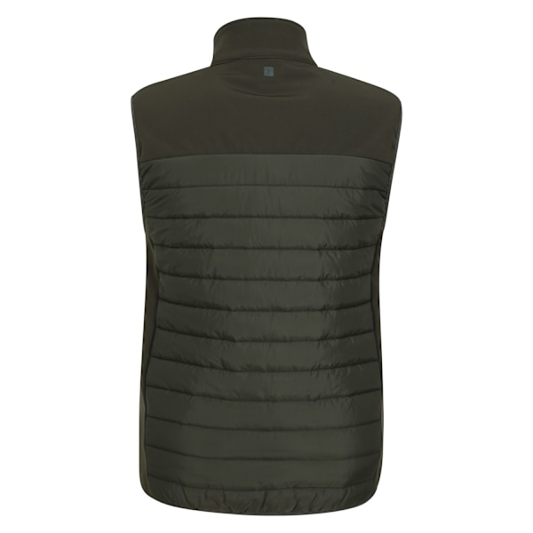 Mountain Warehouse Mens Turbine II Hybrid Padded Gilet XXL Grön Green XXL