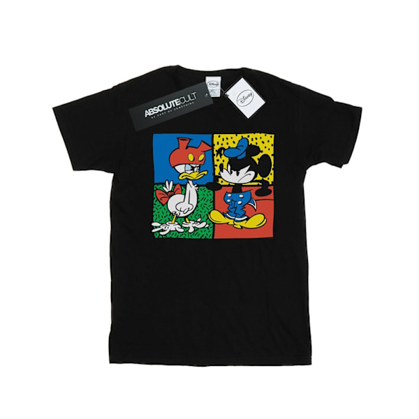 Disney Herr Mickey Mouse Donald Kläder Swap T-shirt 3XL Svart Black 3XL