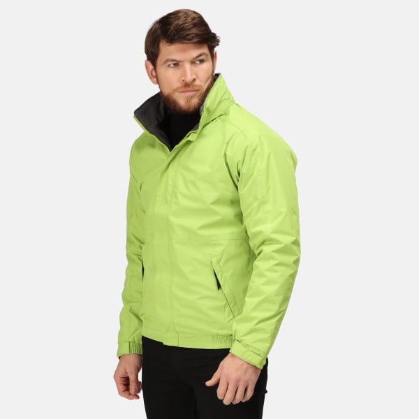 Regatta Mens Dover Vattentät vindtät Jacka 3XL Key Lime/Sea Key Lime/Seal 3XL