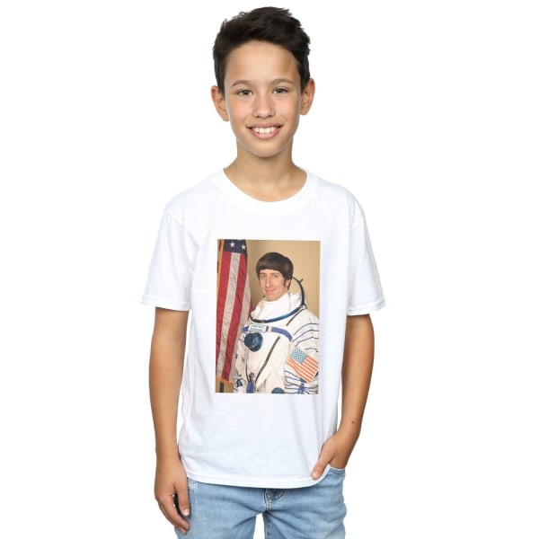 The Big Bang Theory Boys Howard Wolowitz Rocket Man T-shirt 9-1 White 9-11 Years
