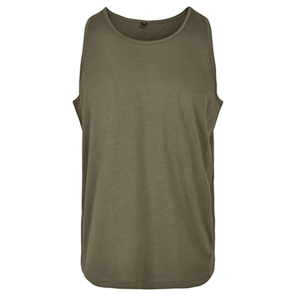 Bygg ditt varumärke herrbas tank top 4XL oliv Olive 4XL