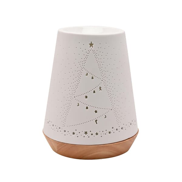 Vit porslinsjuldoftlampa En storlek vit white One Size