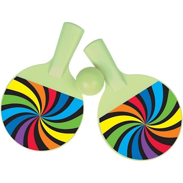 Unik Party Paddle Ball Set En Storlek Flerfärgad Multicoloured One Size