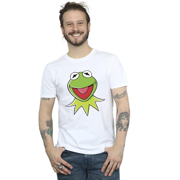 Disney Muppets Kermit Head T-shirt S Vit White S