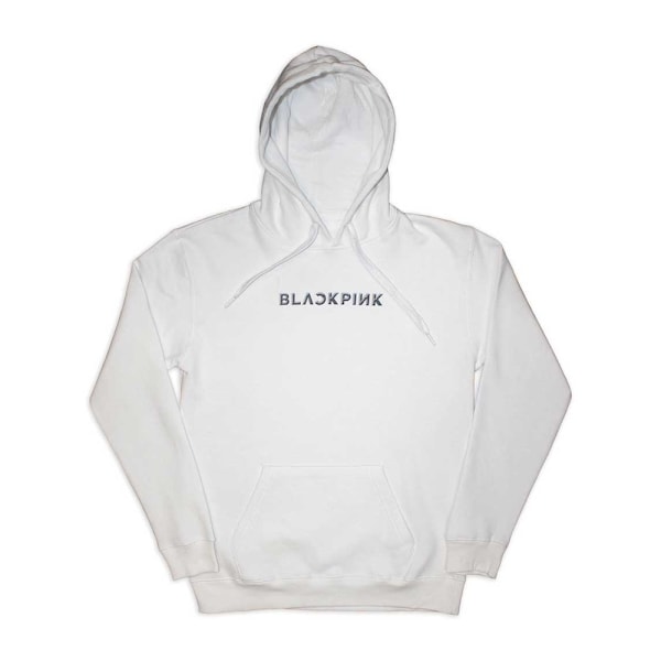 BlackPink Unisex Vuxen Born Pink Hoodie L Vit White L