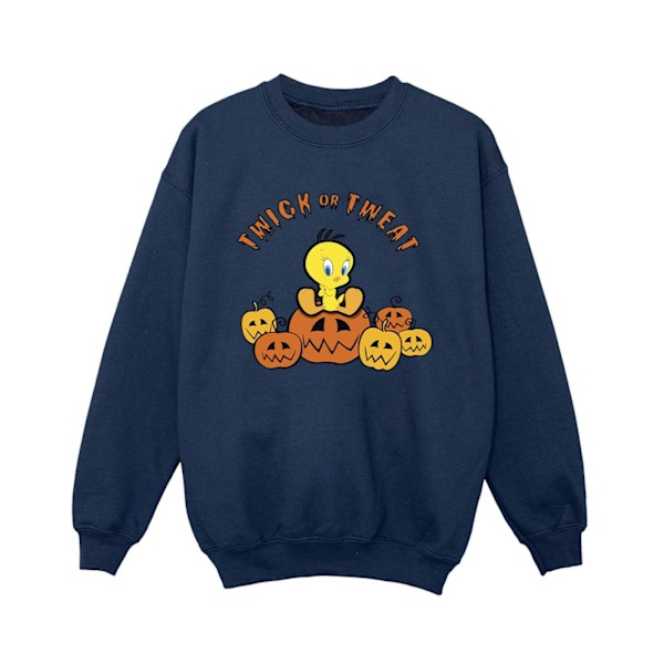 Looney Tunes Boys Twick Or Tweat Sweatshirt 9-11 år Marinblå Navy Blue 9-11 Years