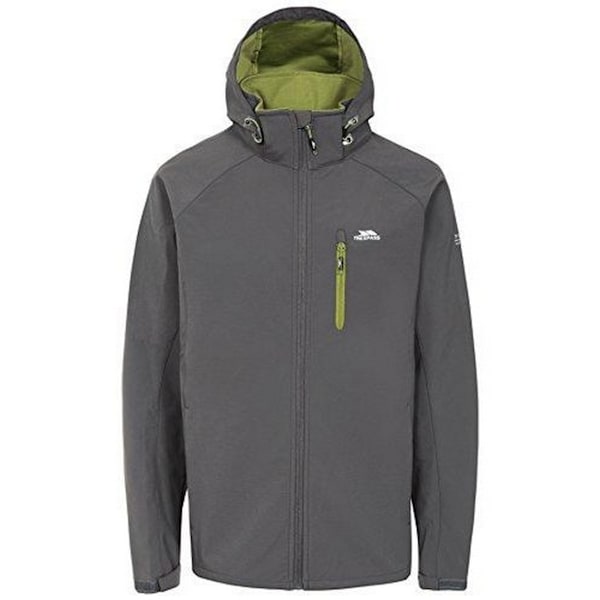 Trespass Mens Nider Vattentät Softshell Jacka XS Carbon Carbon XS