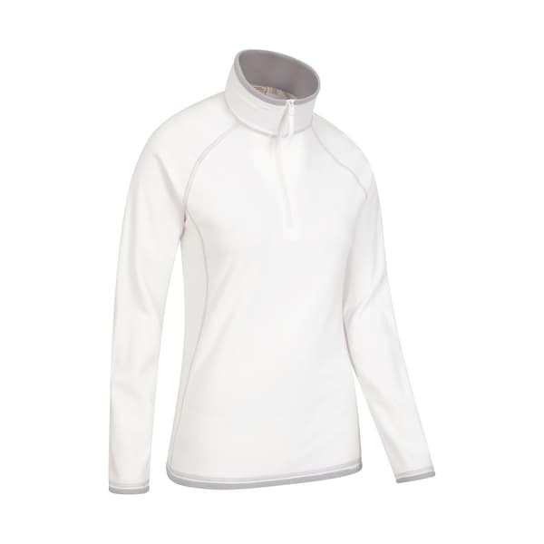 Mountain Warehouse Dam/Dam Montana Half Zip Fleecetröja 6 Beige 6 UK
