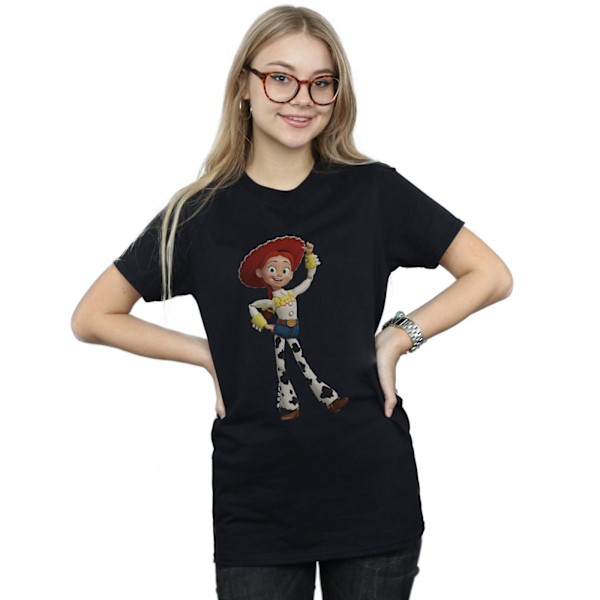 Disney Dam/Damer Leksak Story Jessie Pose Bomull Boyfriend T-Shirt M Svart Black M