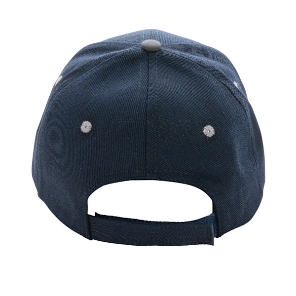 XD Collection Impact Aware Kontrast Borstad Bomull 6-Panel Keps Navy One Size