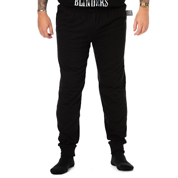 Peaky Blinders herr By Order lång pyjamas set S svart Black S