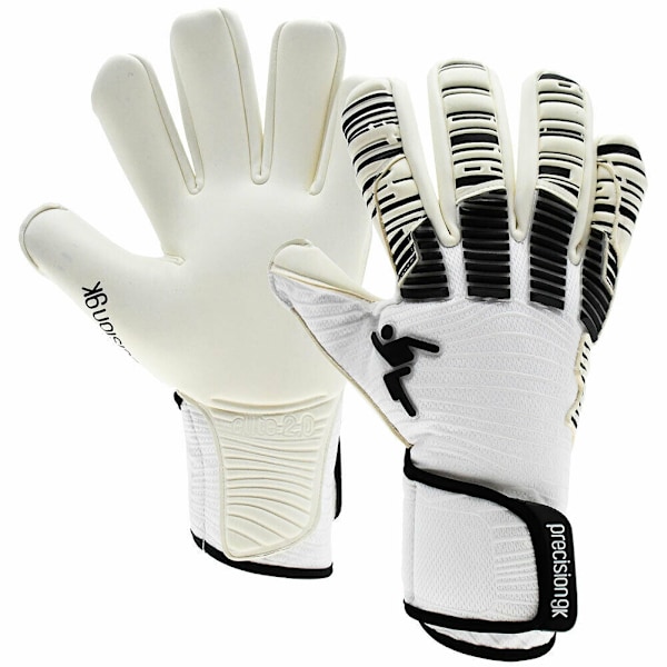 Precision Childrens/Kids Elite 2.0 Giga Målvaktshandskar 6 Vita White/Black 6