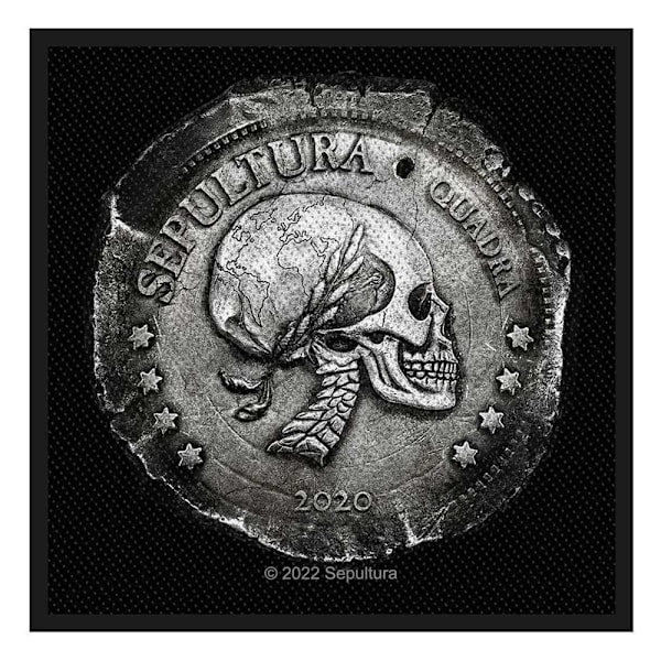 Sepultura Quadra Sy-på Patch En Storlek Svart/Silver Black/Silver One Size